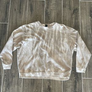 Neutral tie dye sweatshirt